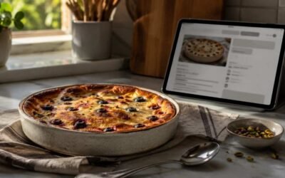 Oven Glow Of Rustic Custard And Cake Dessert That Feels Luxe