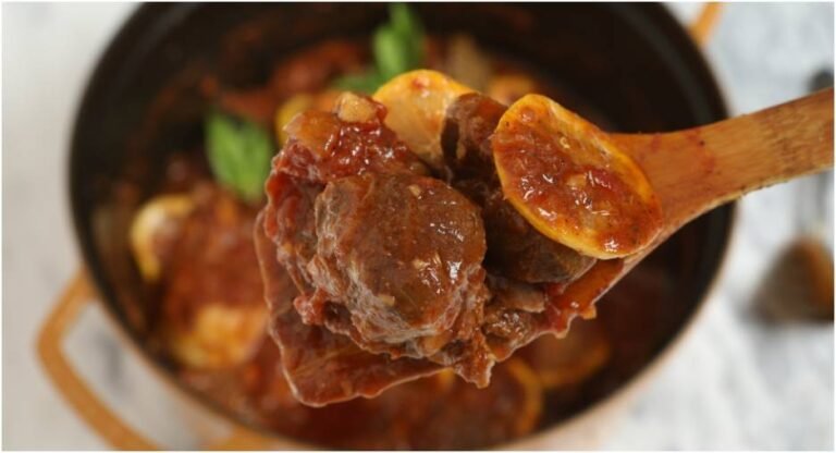 Turkish Lamb Stew Recipe with Vegetables