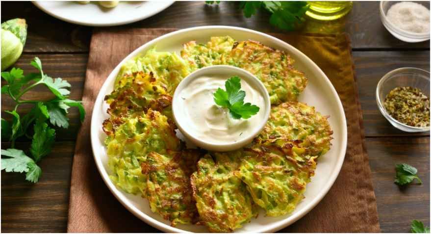 Turkish zucchini fritters recipe mücver