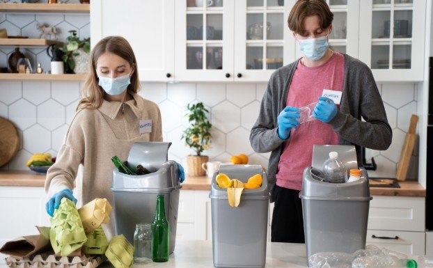 Step 1 - Clear Counters and Remove Trash