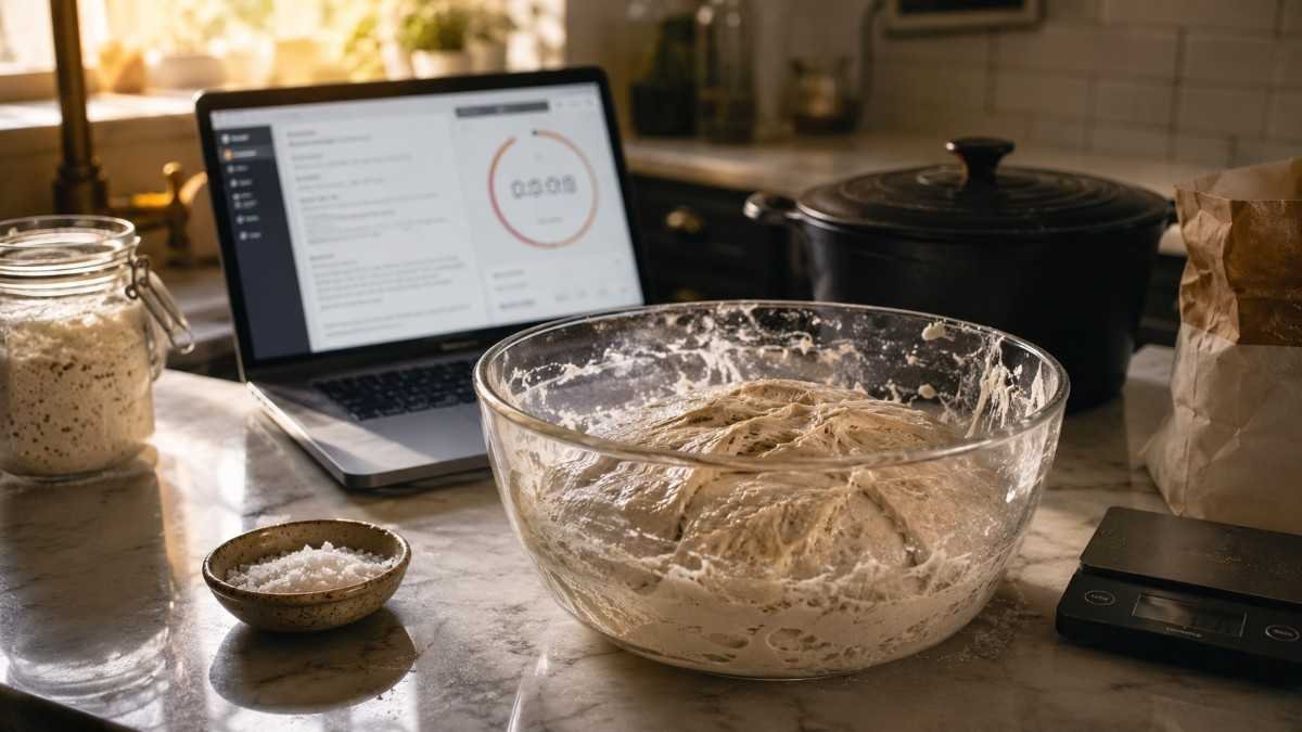 Wet Dough Builds Structure